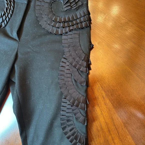 Just Cavalli Black Jacket & Pants Set Intricate Appliqué Spanish Style - Picture 14 of 16